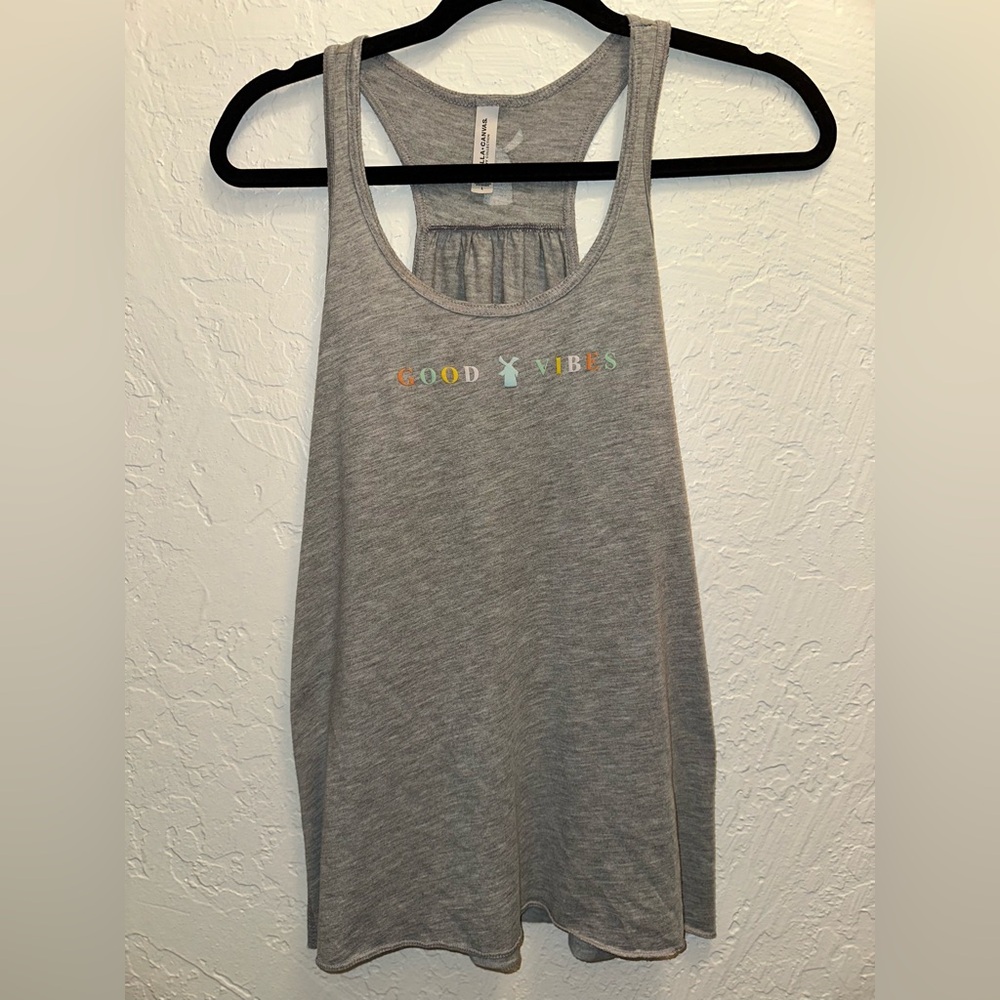 Women’s L “Good Vibes” Dutch bros Tank Top: Flowy Collection, Limited Edition
